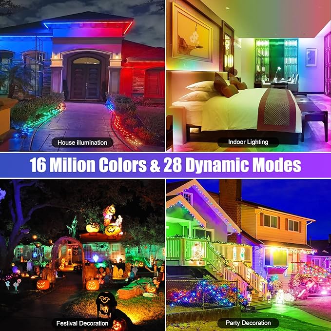 50W RGB Wall Washer Light, RGB Light bar with Remote Control & APP Control, for Hotel, Building, Commercial Lighting, Birthday Party, Garden Lighting, Wall Display