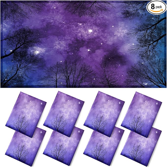 ANGSYLTH 8 Pcs Fluorescent Light Covers - 4 x 2 Feet Covers for Ceiling Lights, 8 x 10 Magnetic Light Filters for Classroom, Office, Hospitals