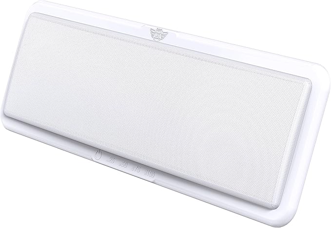 Leisure LED RV LED Ceiling Light Fixture 20" x 6.5" -1450 Lumen with Touch Dimmer Switch Interior Lighting for Car/RV/Trailer/Camper/Boat DC 12V Natural White 4000-4500K (1-PACK)