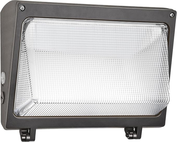 hykolity 120W LED Wall Pack Light with Dusk-to-Dawn Sensor, 16200lm 5000K Daylight Commercial Security Lighting, 750W MH Equivalent, 100-277V, Waterproof LED Outdoor Wall Mount Light for Warehouses