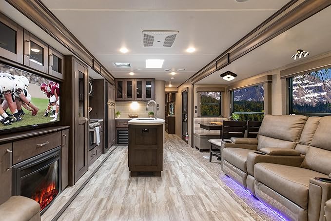 12V LED RV Ceiling Light Fixture with ON/Off Switch, RV LED Wall Reading Lamp and Vanity Light, 4W, 3000K/4000K Switchable Interior Light for RV, Marine, Motorhome