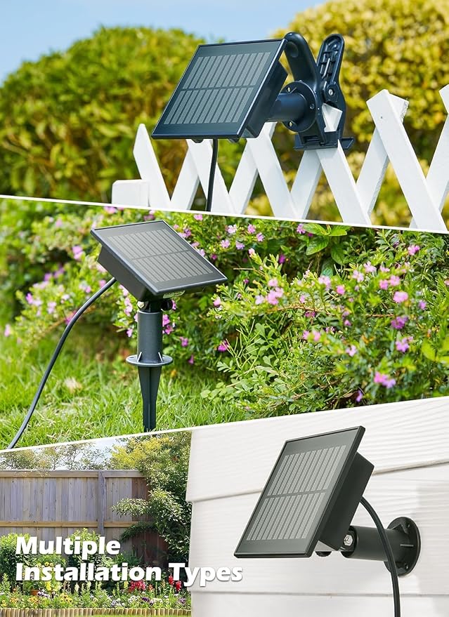 Brightown 37FT Solar String Lights Outdoor Waterproof with Remote & Timer, 10+1 LED Shatterproof Bulbs, USB/Solar Powered Dimmable Patio Lights for Garden Backyard Wedding Decor