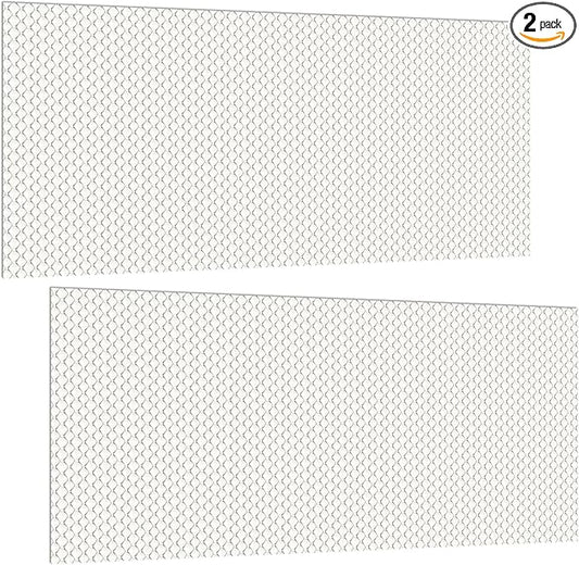 Pangda 2 Pack Replacement Fluorescent Light Covers 22.5 x 46.5 Inch Clear Acrylic Ceiling Lighting Panel Flat Sheet for Overhead Fixtures