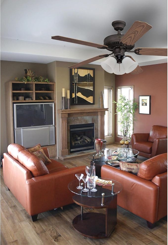 Westinghouse 7785000 Three-Light Led Cluster Ceiling Fan Light Kit, Oil Rubbed Bronze Finish with Frosted Ribbed Glass , White