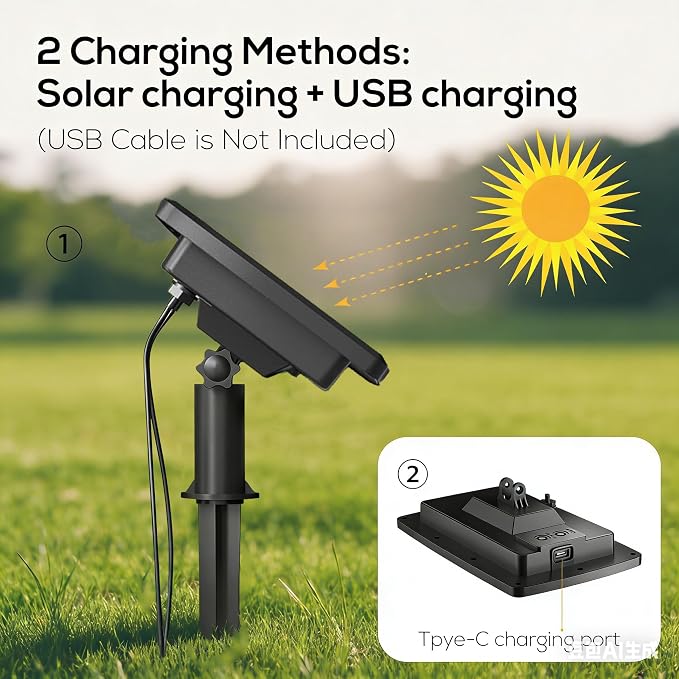 Solar Smart Bluetooth Landscape Spotlights 4 Pack, RGBW Landscape Light, Solar Spot Lights Outdoor, Solar Outdoor Uplights for Garden Trees Yard Landscape