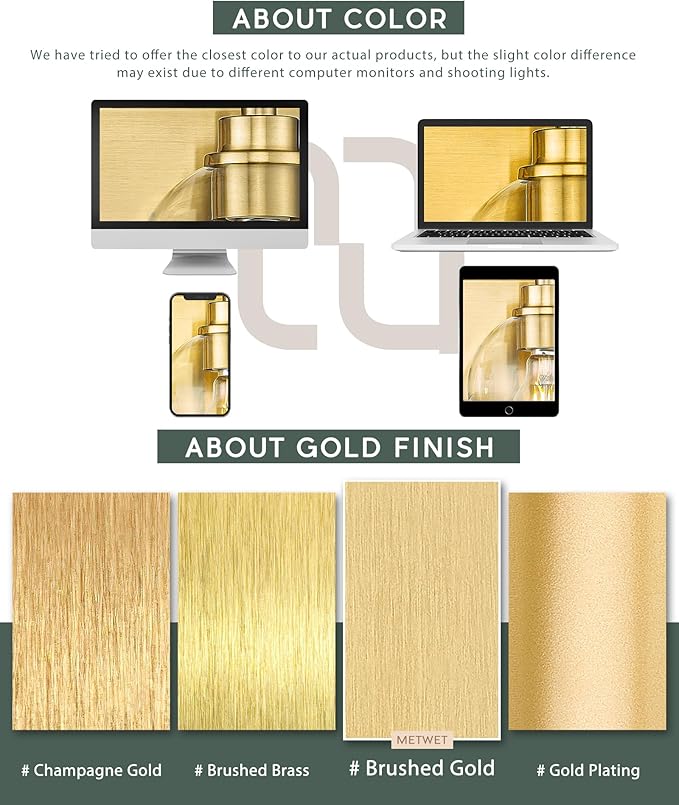 2 Light Bathroom Light Fixtures, Brushed Gold Vanity Lights, Double Wall Sconce with Beige Fabric Shade, Modern Sconces Wall Lighting for Hallway Bedroom Stairway, VL837-BG-B-2