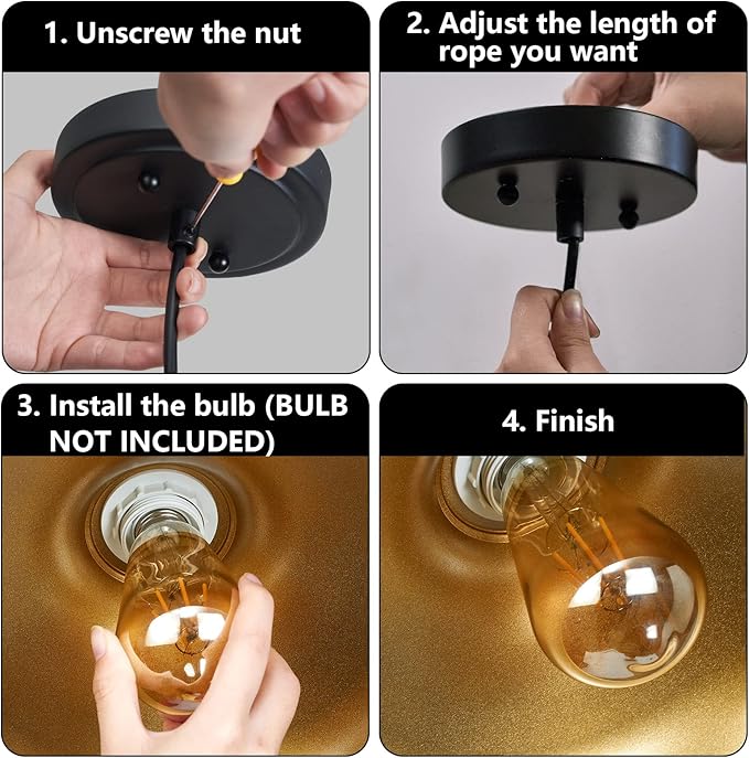 12 Inch Black Farmhouse Pendant Lights Matte Pendant Lights for Kitchen Island Industrial Adjustable Height Vintage Dome Hanging Light Fixtures for Barn Dining Room 3 Packs