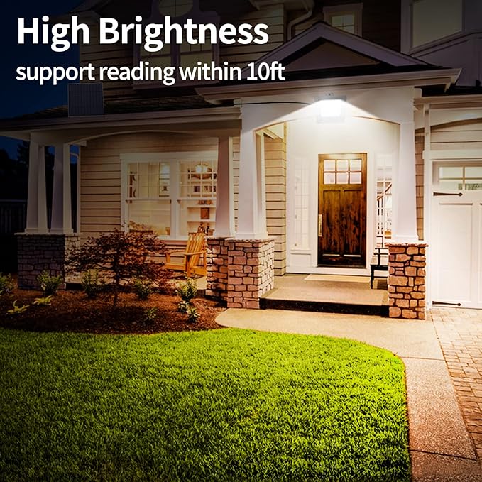 Lightonight Solar Lights Outdoor 1 Pack, 6500K Cool White | Waterproof Solar Flood Lights, Waterproof Dusk to Dawn Solar Powered Security Spot Lights for Porch Patio Yard Garage