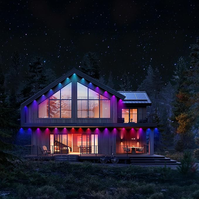 LIFX 50ft Outdoor Permanent Smart Lights, RGBW LED Strip with Supercolor, Wi-Fi Enabled, Cuttable & Extendable, App & Voice Control, Alexa/Google/Apple Compatible, IP67 Weatherproof, LFXSL50-30/LED
