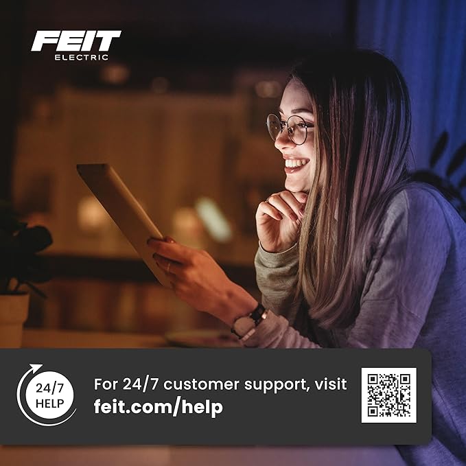 Feit Electric LED Garage Light, Multiple Adjustable Panels, E26 Base, Ideal for Garage, Workshop, Shed, 25,000-Hour Lifetime