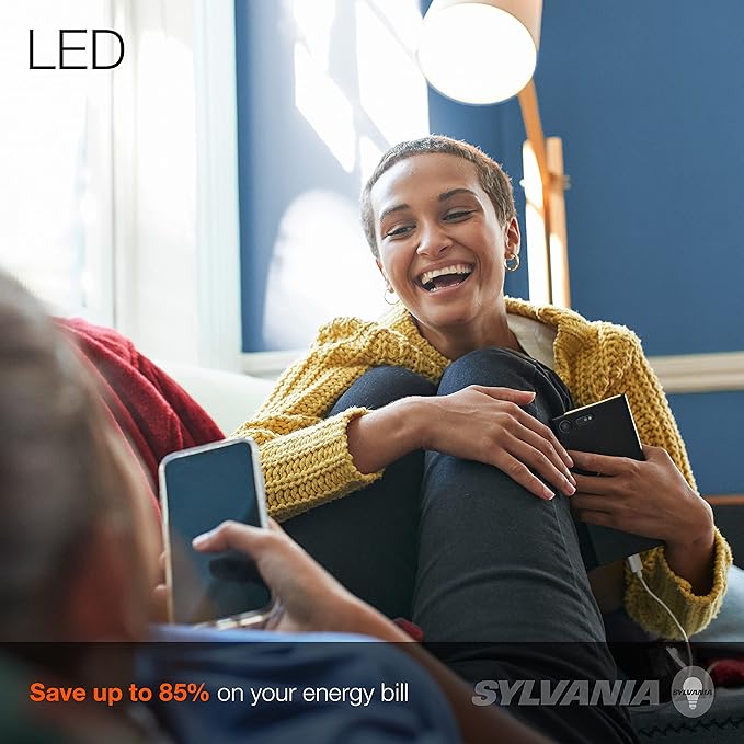 Sylvania ECO LED A19 Light Bulb, 60W Equivalent, Efficient 9W, 7 Year, 750 Lumens, Non-Dimmable, Frosted, 5000K Daylight - 24 Count (40987) (Pack of 2)