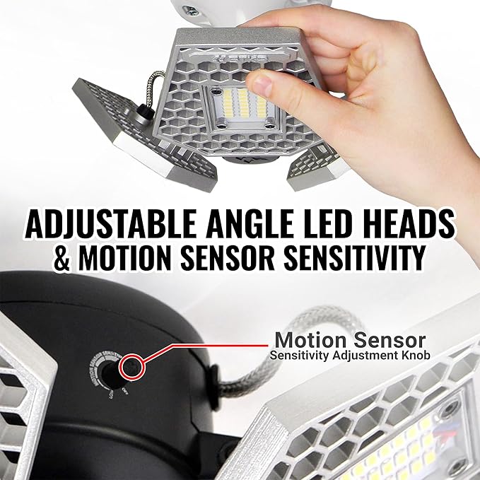 Striker Concepts 00342 TRiLIGHT 3000 Lm Screw-in Motion-Activated Ceiling Light