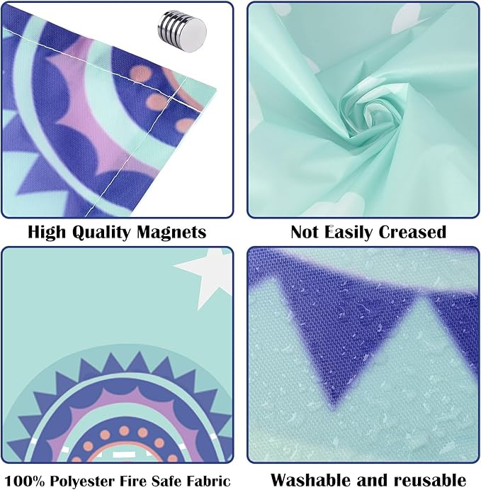 Fluorescent Light Covers - Classroom Covers for Ceiling Lights, 1 PCS 4 x 2 Feet Magnetic Light Filters, Classroom, Office Decor (Todat is your Day)