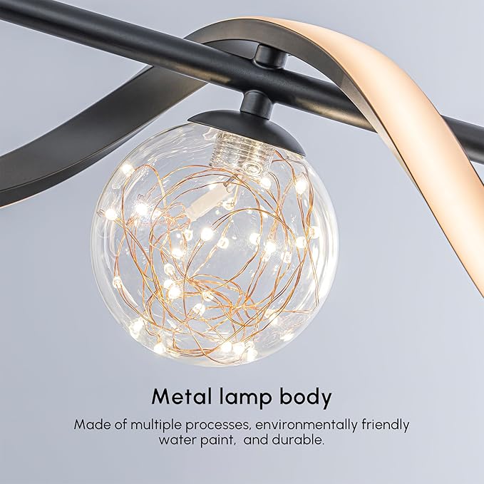 homary 40.2" Dimmable Kitchen Island Lighting, Black 4-Light Dining Room Light Fixture Over Table Linear LED Chandelier Island Lights for Kitchen
