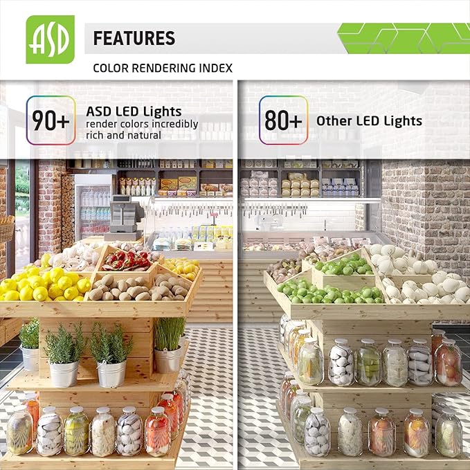 ASD 6 Inch Commercial Canless LED Downlight, Power Adjustable 10/15/22W Lighting, Dimmable Recessed Ceiling Light Fixture, 5 Color Temperatures 2700K-5000K, 120-277V IC Rated UL & Energy Star 4 Pack