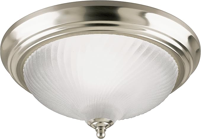 Westinghouse 64304 Corp 1-Light Ceiling Fixture, Nickel