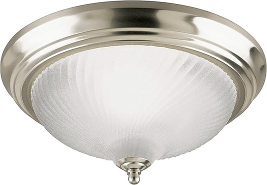 Westinghouse 64304 Corp 1-Light Ceiling Fixture, Nickel