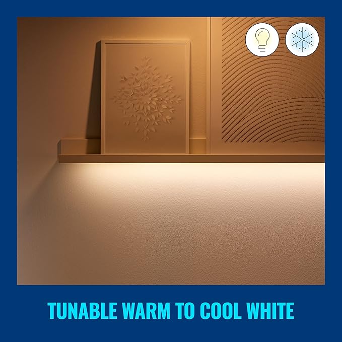 WiZ LED Strip Starter Kit (6.6’) and Extension (3.3’) - Smart- Full-Color- Low-Voltage Light - Connects to Your Existing Wi-Fi - Control with Voice or App - Google Home- Alexa and Siri Shortcuts