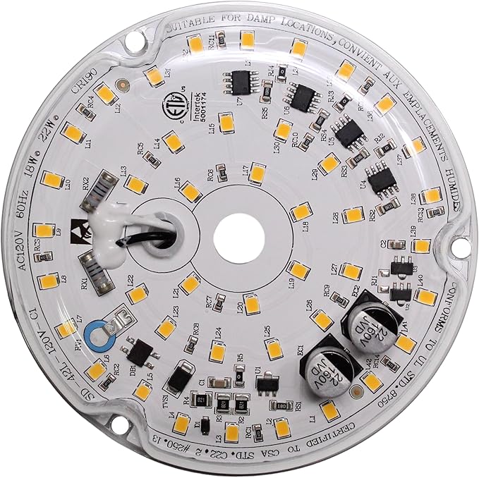 Mazon LED Light Array Bulb Replacement for Harbor Breeze Ceiling Fans MZ44BNK3LR MZ44MBLK3LR MZ44WW3LR MZ44NWZ3LR Brighter + Dimmable