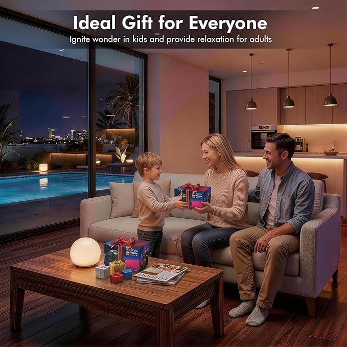 Rossetta Dual Lens Galaxy Projector, Star Projector for Bedroom with White Noise & Bluetooth Speaker, Remote, Timer, Aurora & Nebula Night Light Projector for Room Decor, Gifts for Kids Adults Teens