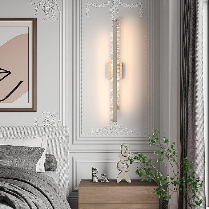 Modern Bathroom Vanity Light: Brushed Nickel 32 inch 28W Dimmable LED Bath Bar Light Fixtures Over Mirror - Wall Sconce Picture Lights for Powder Room Bedroom 3000k