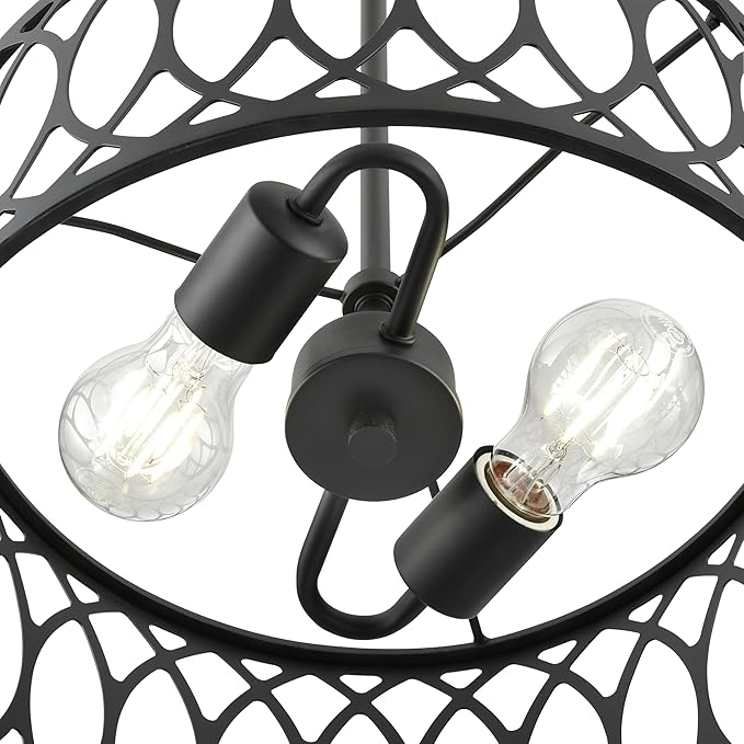 ML Lighting 42102-MB Arelyn 13" Wide 2-Light Pendant - Matte Black