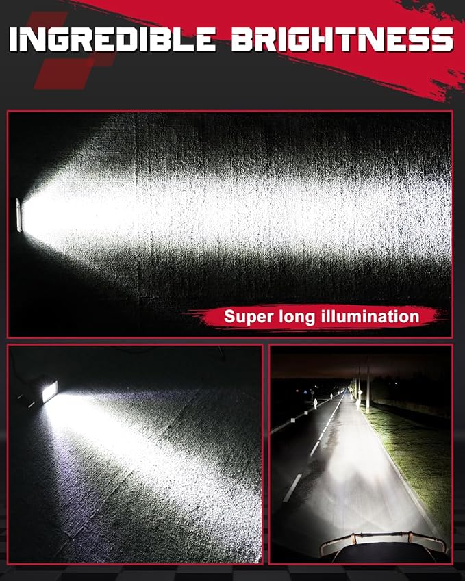 OFFROADTOWN LED Cube, 1PC 3 Inch 50W CREE LED Pods Spot Offroad Driving Lights 3x3 LED Cube Light Ditch Fog Lights for Truck Pickup Motorcycle UTV ATV SUV Boat 4x4 Car