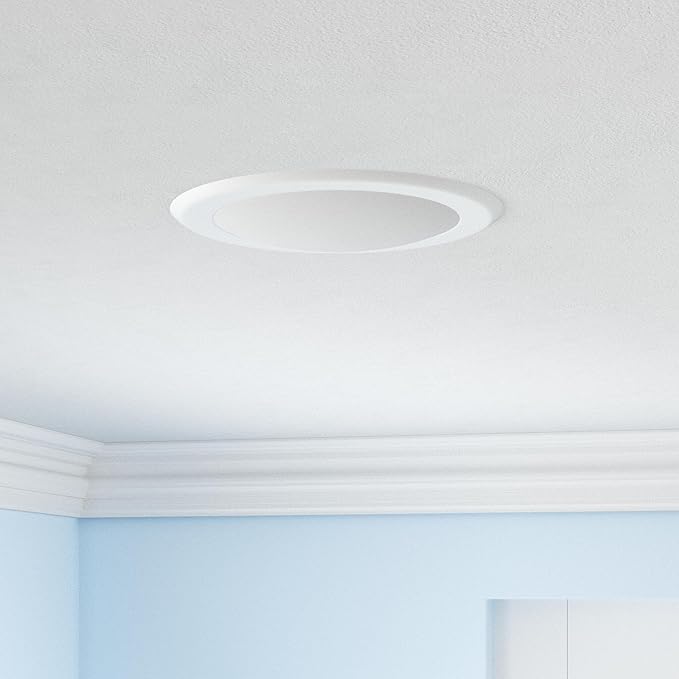 ECOELER 5/6" LED Disc Light, 16.5W 5000K Daylight,1000Lm, Dimmable LED Flush Mount Ceiling Light Fixture for Home Improved, Install with J-Box or Recessed Can, ETL & FCC Listed
