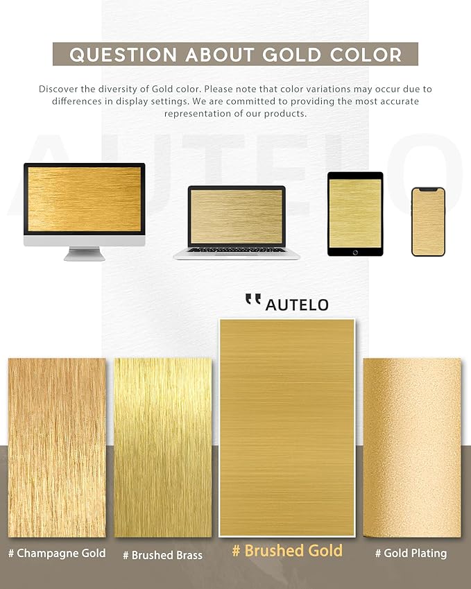 AUTELO Gold Pendant Lights, 1-Light Pendant Lights Kitchen Island in Brushed Gold Finish with Milky White Globe Glass, Mid Century Pendant Light Fixtures, Gold Hanging Lights for Kitchen H9376 MGBG