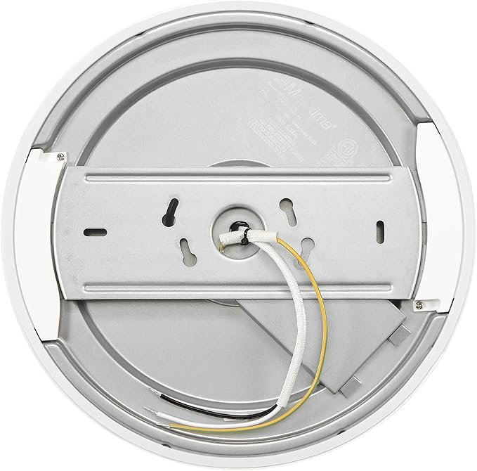 Maxxima 12 in. LED Flush Mount Ceiling Light Fixture - 2300 Lumens, 5 CCT 2700K/3000K/35000K/4000K/5000K, Round Color Selectable Panel Light, Dimmable, Suitable for Bathroom or Shower