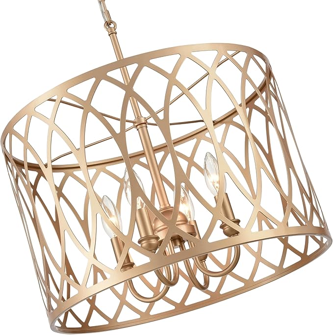 ML Lighting 4214-PMG Traditional, Painted Modern Gold