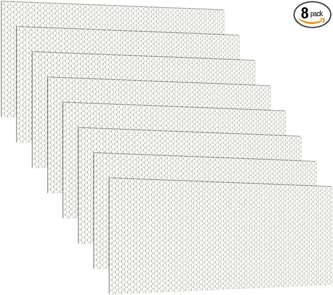 Pangda 8 Pack Replacement Fluorescent Light Covers Clear Acrylic Ceiling Lighting Panel Flat Sheet for Overhead Fixtures, 22.5 x 46.5 x 0.1 Inch