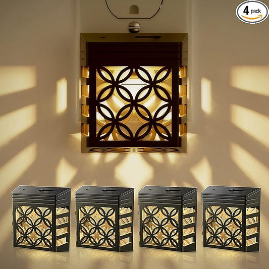 DORESshop Plug in Night Light [4 Pack], Night Lights Plug Into Wall, Dusk to Dawn Sensor, Adjustable Brightness, Decorative Nightlight for Bathroom, Hallway, Stairway, Soft White