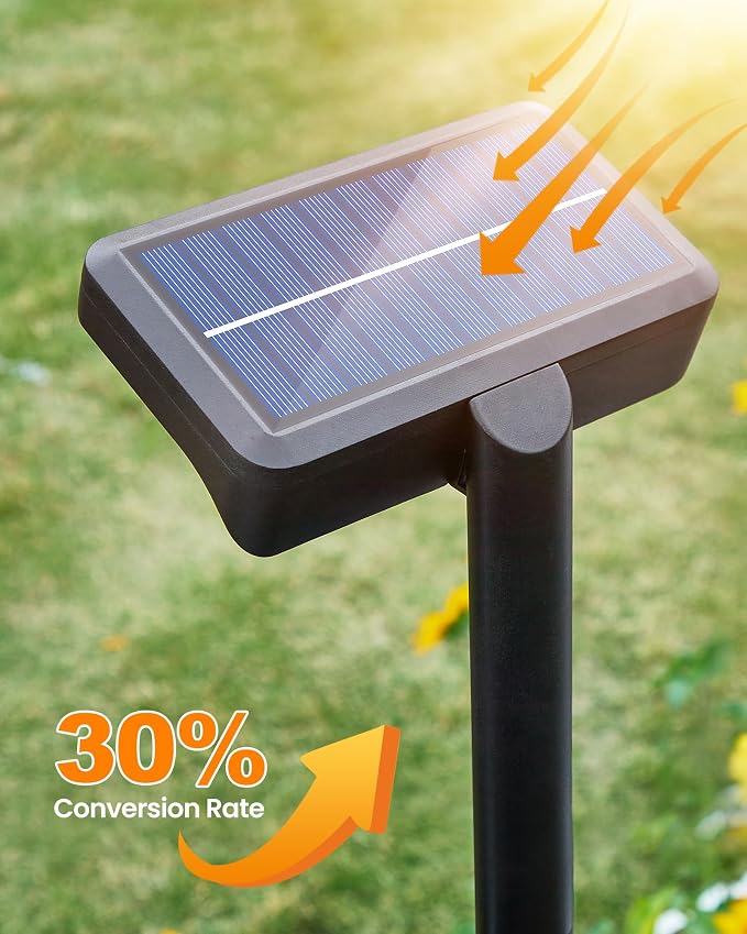 Clip On Solar Lights Outdoor, Motion Sensor Outdoor Lights, 92 LEDs 600LM Solar Fence Lights Outdoor Waterproof,Security Lights for Fence, Deck, Gutter (1, Clamp/Black/6000K)
