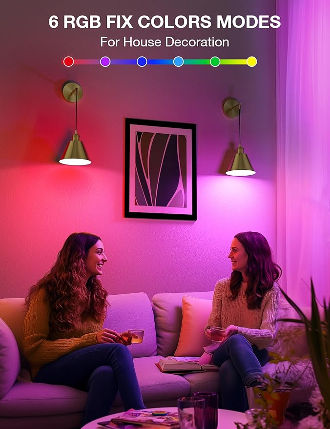 NIORSUN Brushed Gold Battery Operated Wall Sconce Set of 2, 5200mAh Dimmable Detachable Bulbs and Remote Wireless Rechargeable Wall Lights, 9 Colors Sconces Wall Decor for Bedroom Living Room Hallway