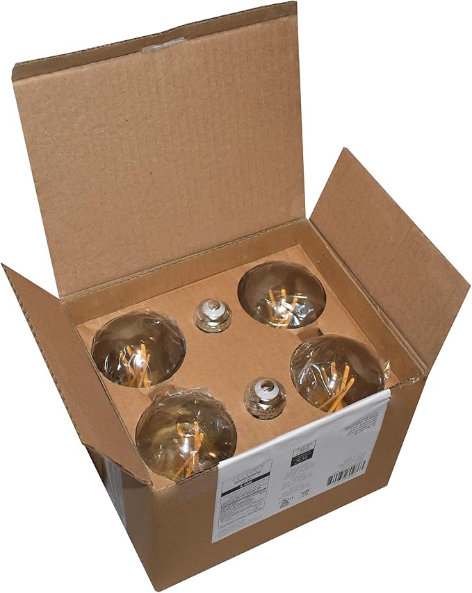Amazon Basics A19 LED Light Bulbs, 40W Equivalent, Daylight White 5000K, Non-Dimmable, Energy Efficient 3.5W, 10,000 Hour Lifetime, 6-Pack