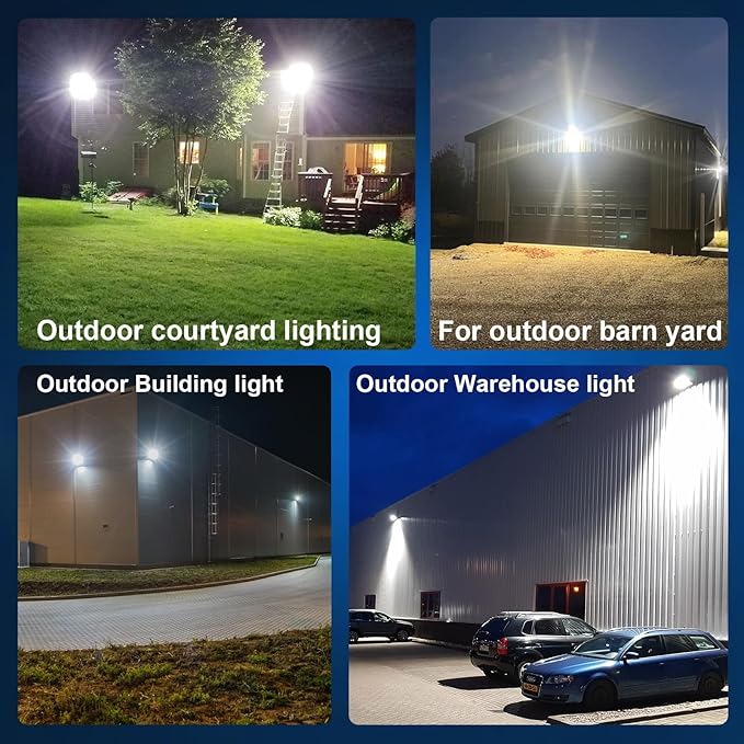 120W LED Wall Pack Light with Dusk to Dawn Photocell,18000LM 5000K Daylight,AC100-277V Input,800W HPS/HID Replacement, Warehouses,Industrial,Building Perimeters,Garden Garage,ETL Listed,