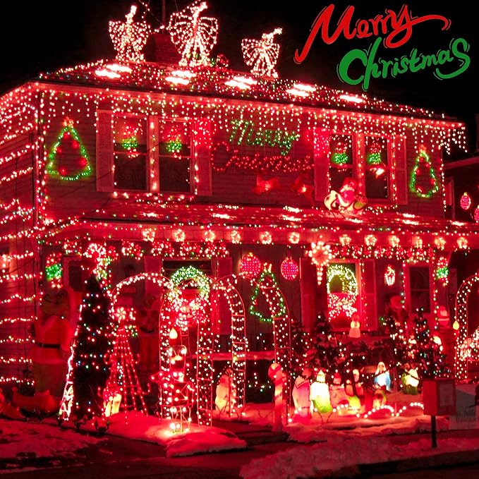 300LED Icicle Lights for Outside,Red Valentine Window Lights,8 Modes Plug in Red Curtain String Lights Waterproof for Valentine’s Day,Wedding,Party,Bedroom,Home,Wall,Backdrop,Christmas Decor
