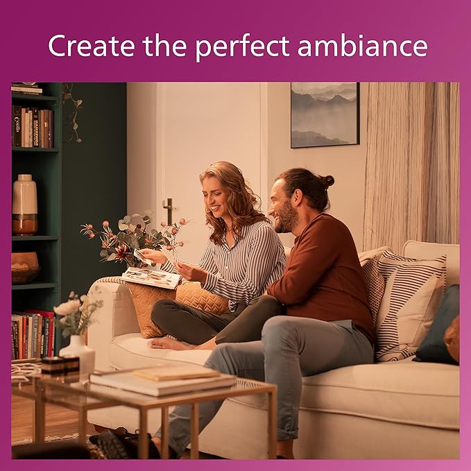 Philips LED 11" Flush Mount Ceiling Light 1-Pack, Selectable White Multi-CCT Brushed Nickel, 1200 Lumen (16W = 75W) Dimmable Ceiling Light, Frosted Flicker-Free, No Bulbs Required