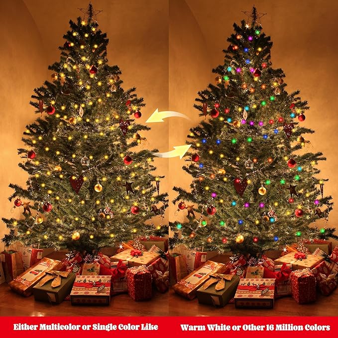 Smart Star Lights for Bedroom Indoor, 33 FT 80 LED USB Star Ttring Lights, App & Remote Control, Timer Music Sync