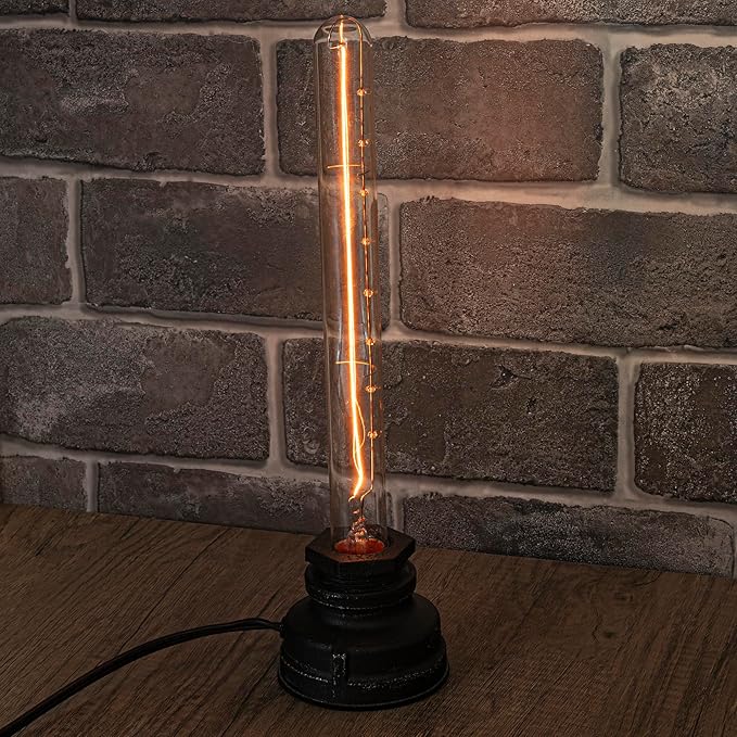 Touch Control Table Lamp Vintage Desklamp Small Industrial Touch Light Bedside Dimmable Nightstand-Lamp Steampunk AccentLight Edison Lamp Base Antique NightLight for Living Room Bedroom