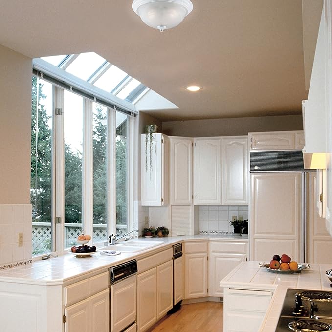 Westinghouse 3-Light Ceiling Fixture, White