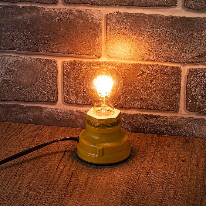 Touch Control Table Lamp Vintage Desk Lamp Small Industrial Touch Light Bedside Dimmable Nightstand Lamp Steampunk Accent Light Edison Lamp Base Antique Night Light for Living Room Bedroom