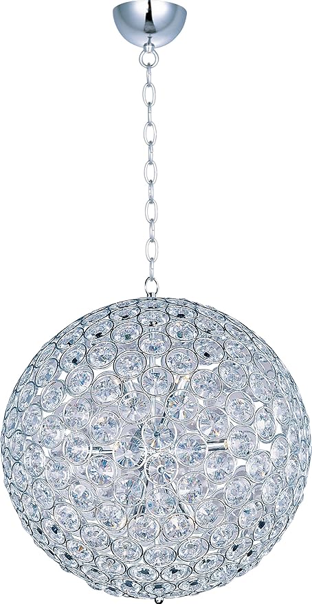 ET2 Lighting E24017-20PC Brilliant-Twelve Light Pendant in Crystal style-24 Inches Wide by 24 inches high