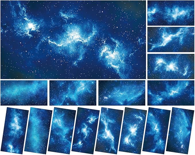 8 Pcs Fluorescent Light Covers with 80 Magnets Decorative for Classroom Ceiling Light 4 x 2 Feet Magnetic Light Covers Filter Easy Install for Office Hospitals & Home Drop Ceiling Supplies (Blue sky)