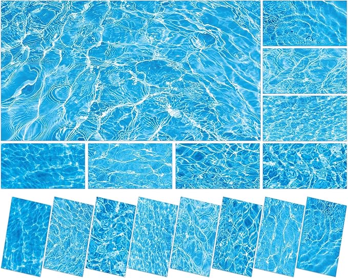8 Pcs Fluorescent Light Covers with 80 Magnets Decorative for Classroom Ceiling Light 4 x 2 Feet Magnetic Light Covers Filter Easy Install for Office Hospitals & Home Drop Ceiling Supplies(Ripples )