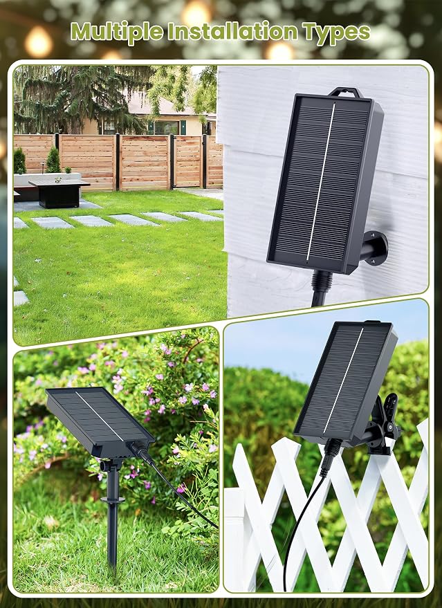 Brightown 76FT Solar String Lights Outdoor Waterproof with Remote, Solar Patio Lights with 23 LED Shatterproof Bulbs, 3 Light Mode, Dimmable & Timer, Hanging String Lights for Porch Garden Bistro