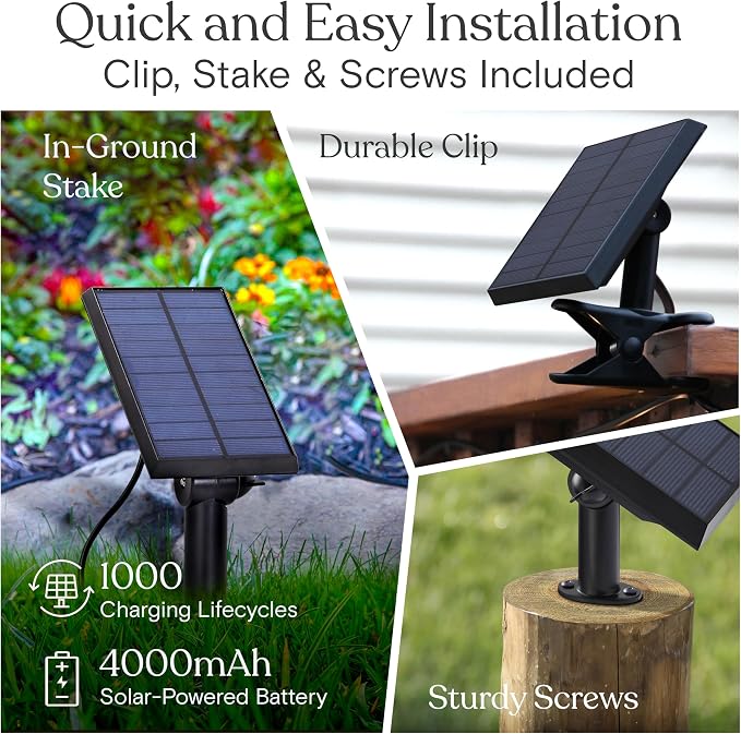 Brightech Ambience Hybrid Outdoor String Lights - Dual Plug and Solar Powered Waterproof LED Light String for Outside - Dimmable Color Changing Edison Bulbs for Camping, Patio, Cafe, Yard - 104ft, 7W