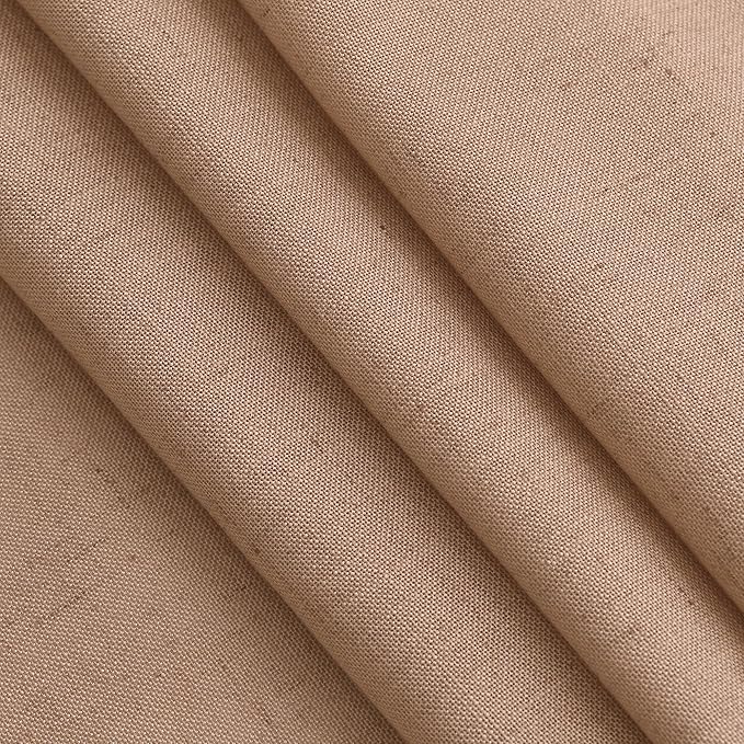 Peach Linen Curtains 90 Inch Long 2 Panels for Girl Bedroom Soft Linen Textured Window Drapes Semi Sheer Light Filtering Rod Pocket Back Tab Farmhouse Curtain Soft Vibrant Living Room 52x90