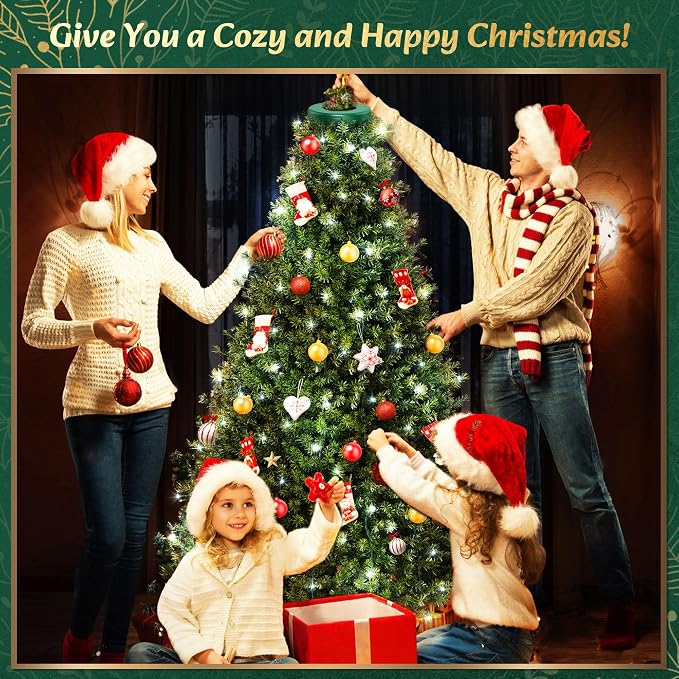Christmas Trees Lights - 400 LEDs Tree Twinkle Lights for Christmas Tree,6.6FT x 16 String Xmas Decorations Lights Fairy Tree Light 8 Mode for Xmas Fir Pine Party Decoration White